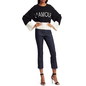 CINQ À SEPT
Jordyn L'amour Knit Sweater In Black